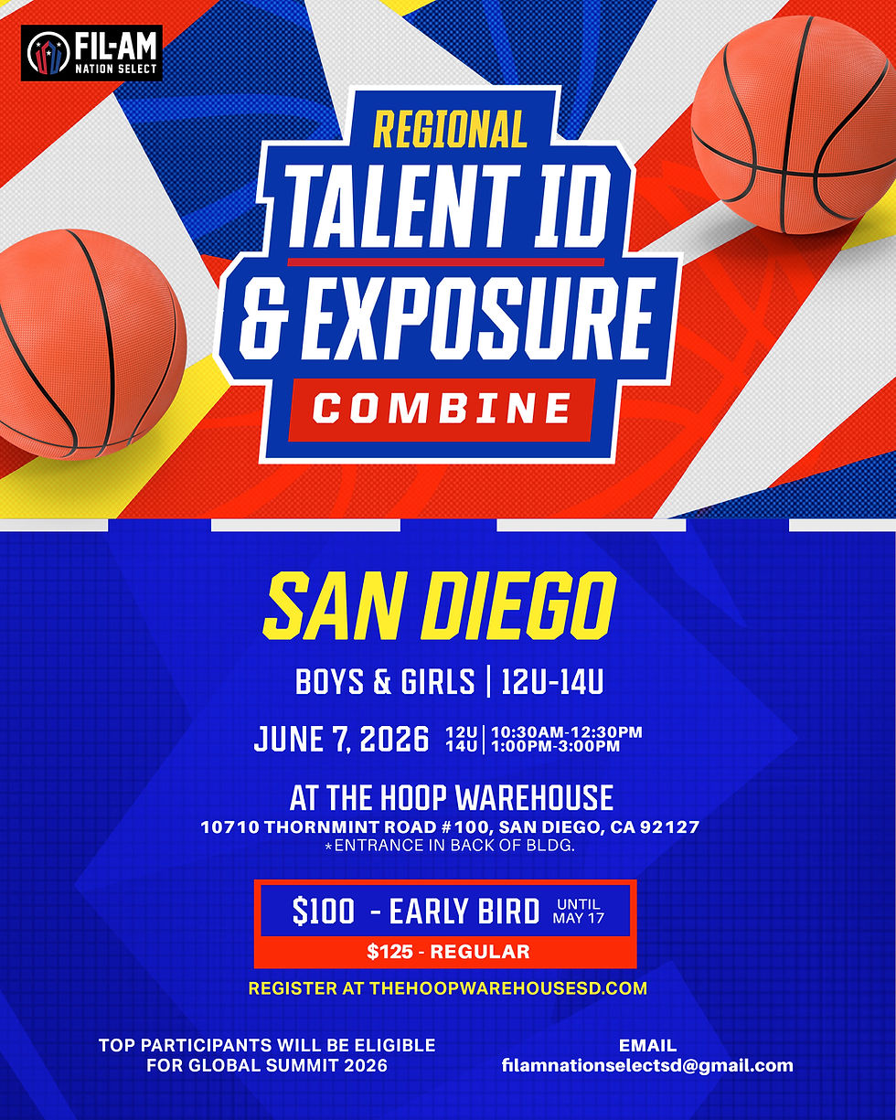 FILAM NATION SAN DIEGO - REGIONAL TALENT ID & EXPOSURE COMBINE