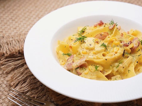 大叔的愛❤️ の 大粟忌廉意粉 Creamy Corn Pasta
