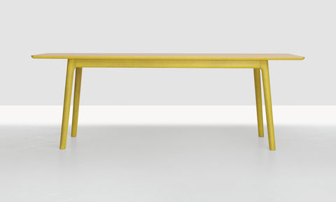 narrow long dining table