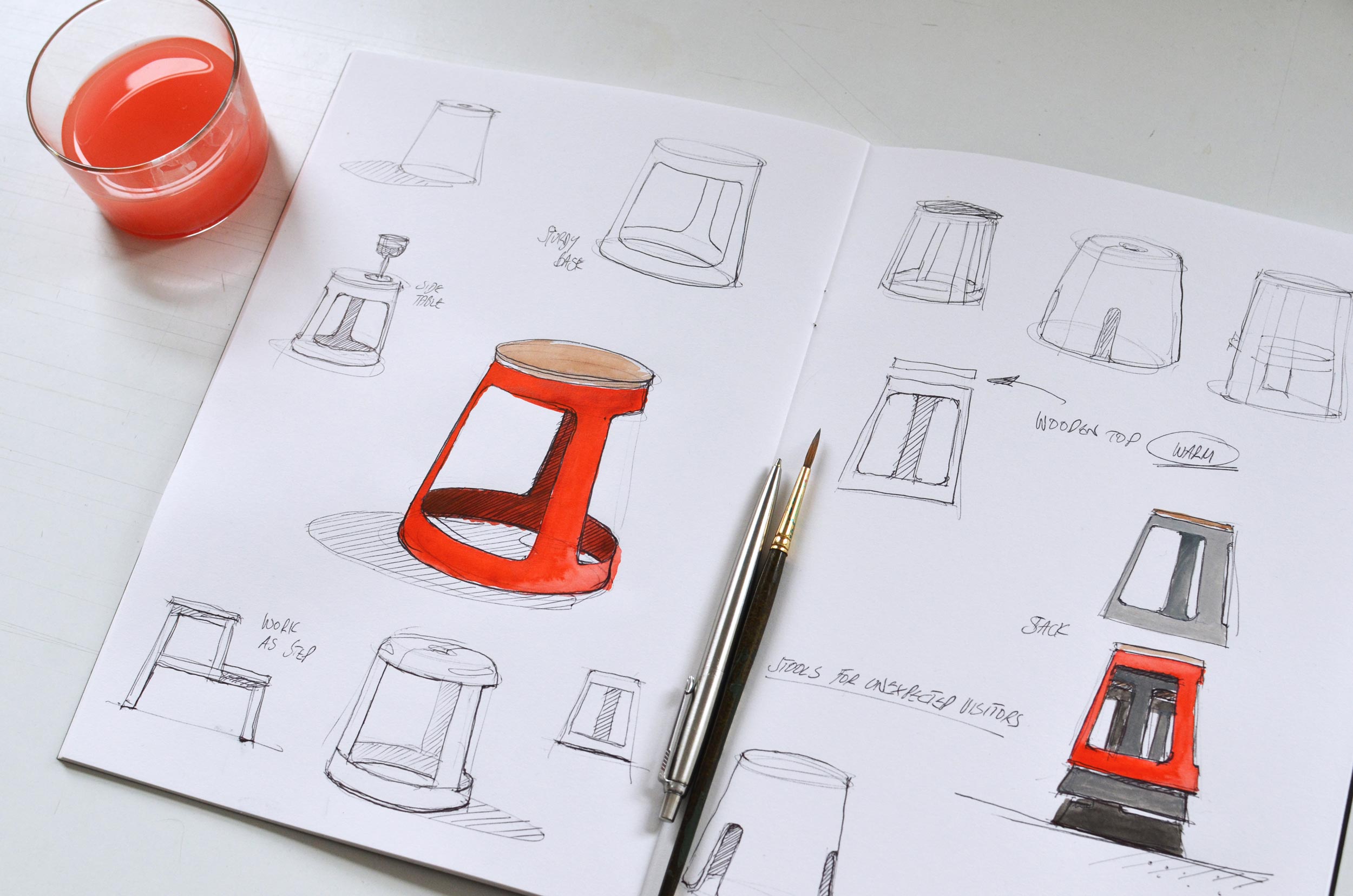 Guest Stools in new colours