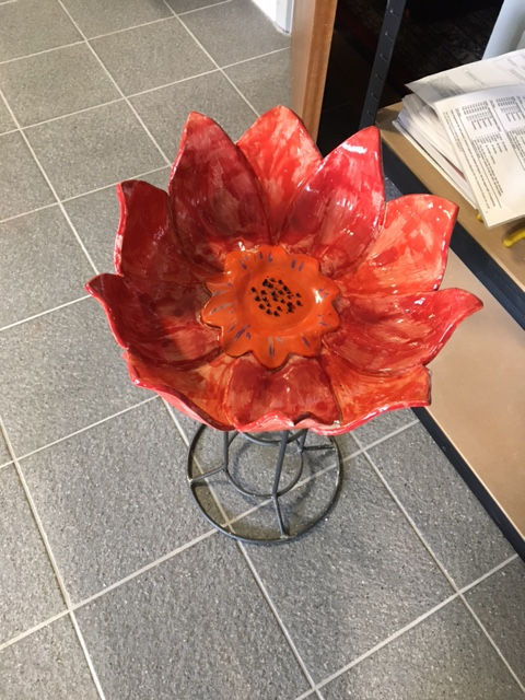 Sol og blomster