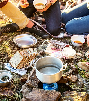 Breakfast at the Campsite