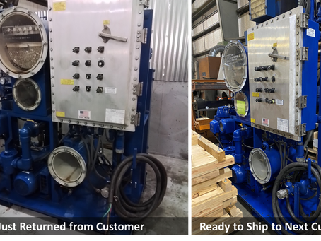 50 GPM VDOPS Rental Unit - stainless steel production plant in Southeast US
