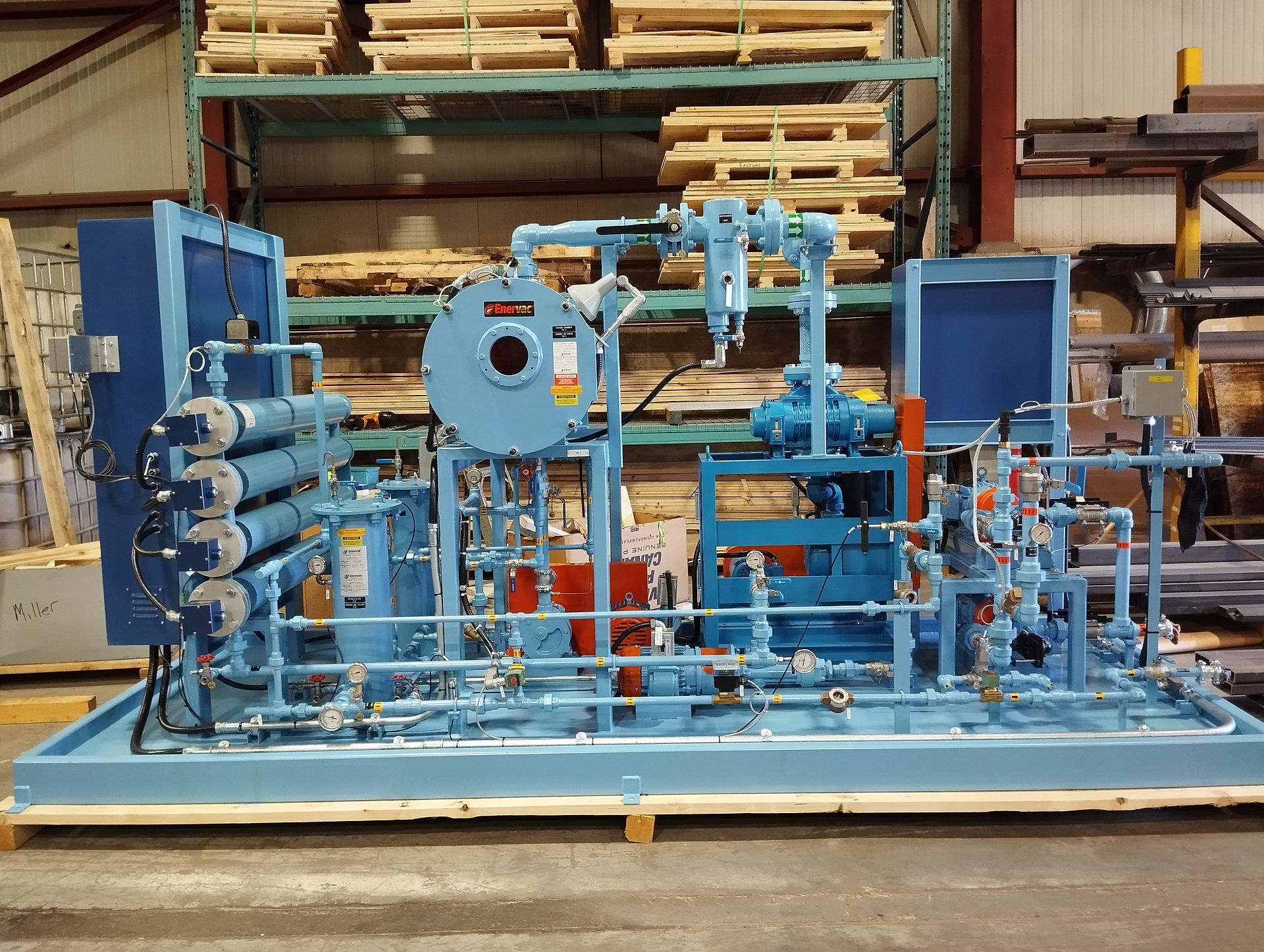 parallel 600 GPH processing skids