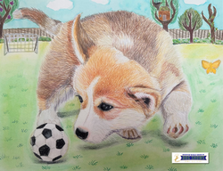 "Super Soccer Canine" by Elise Lee