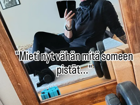 "Mieti nyt vähän mitä someen pistät..."