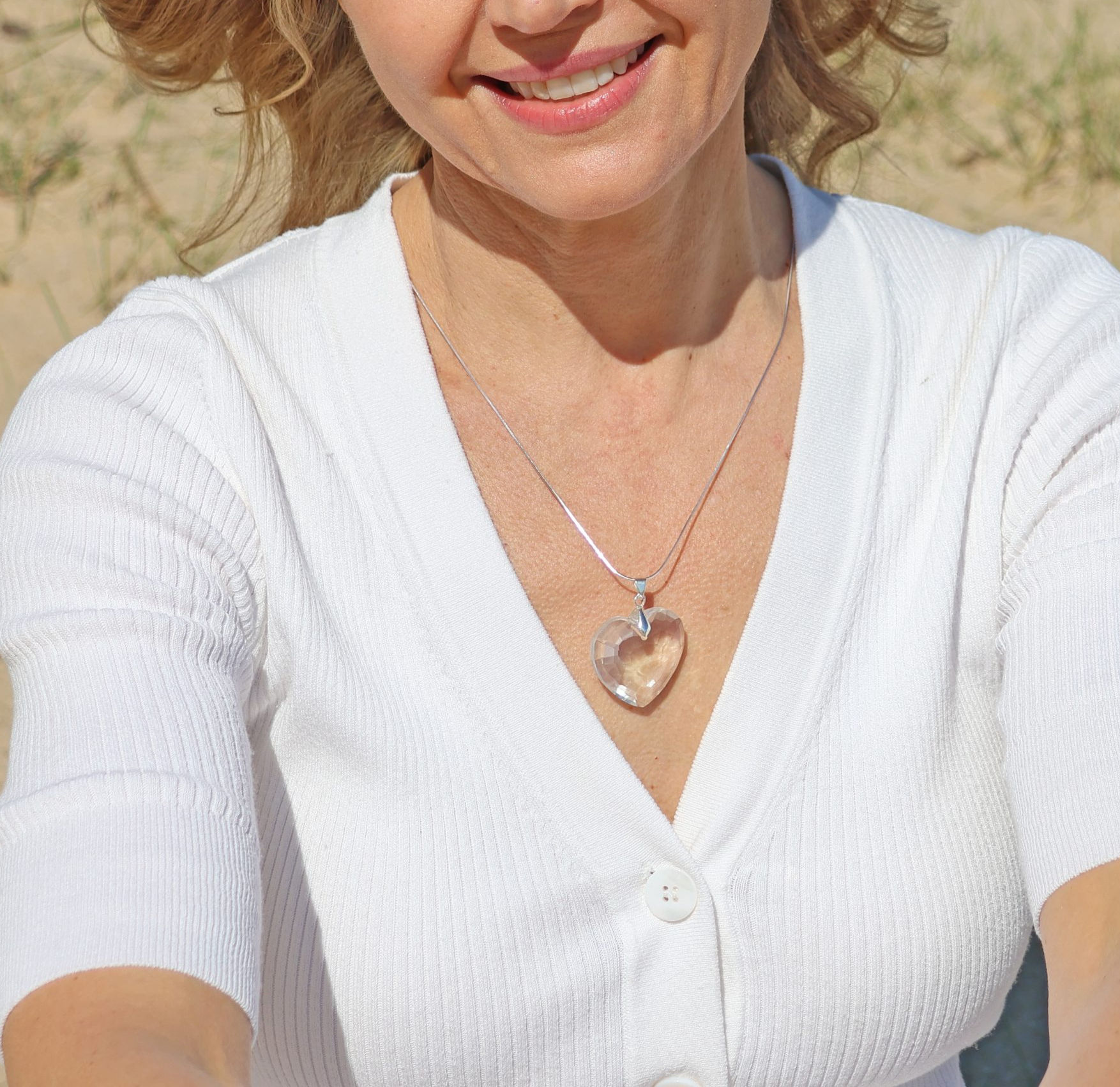 Harmonywear® Cubic Zirconia Faceted Heart