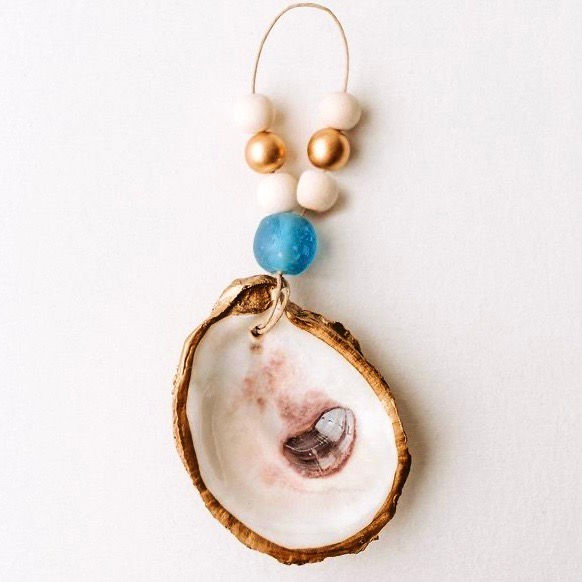 Natural Ornament in Harbor Blue by Grit and Grace