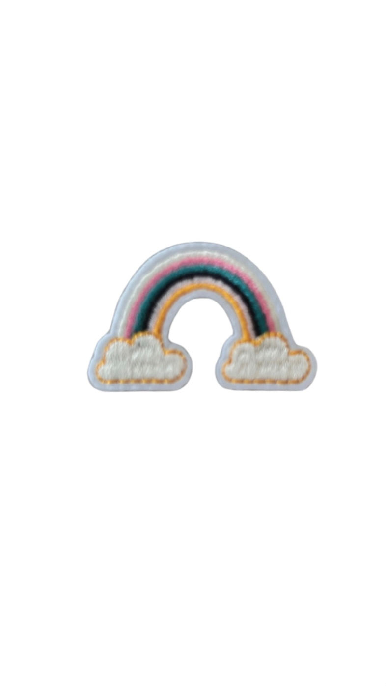 Small Embroidery Rainbow Iron On Patch