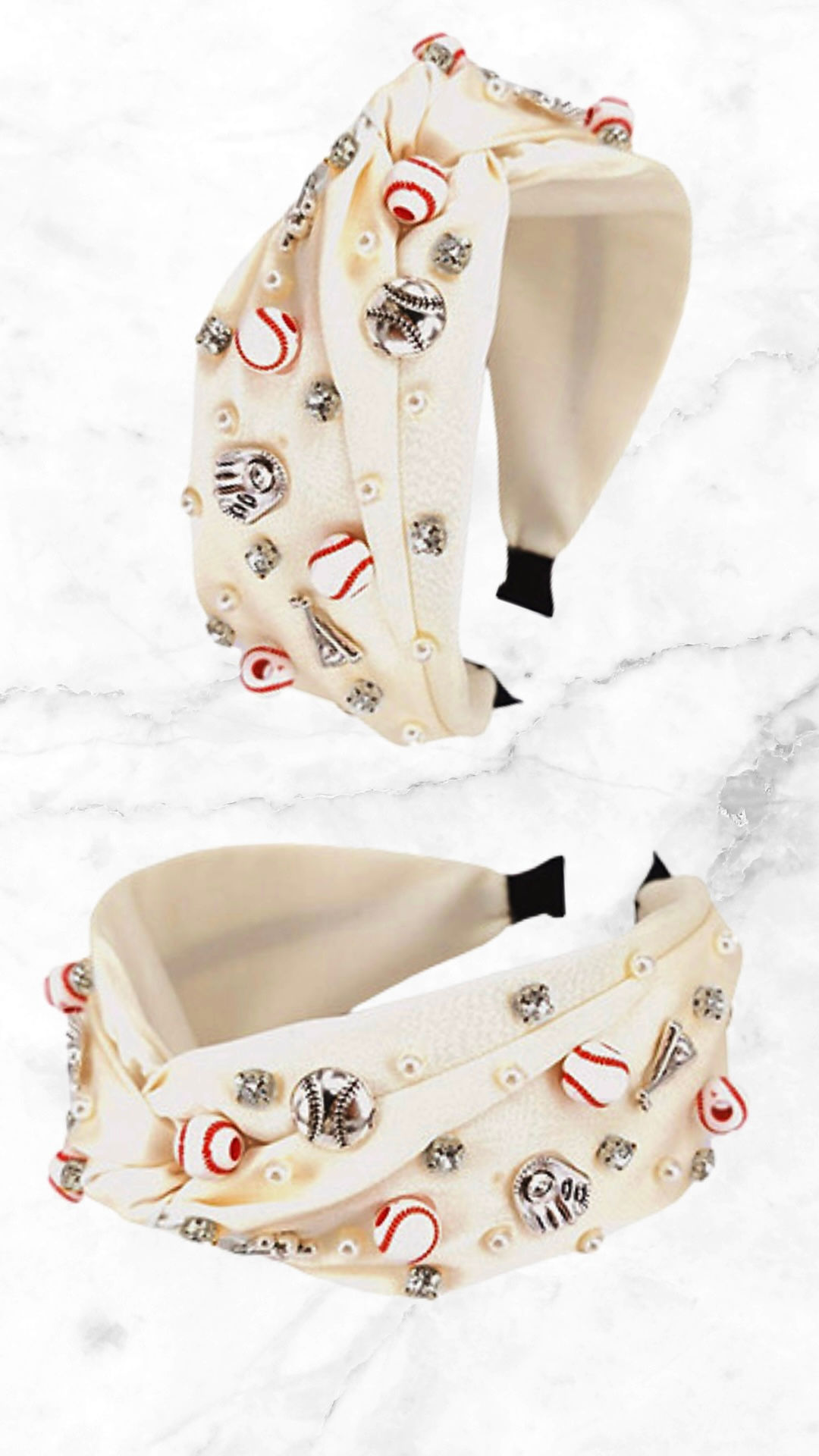 Fan Gear Embellished Baseball Headband