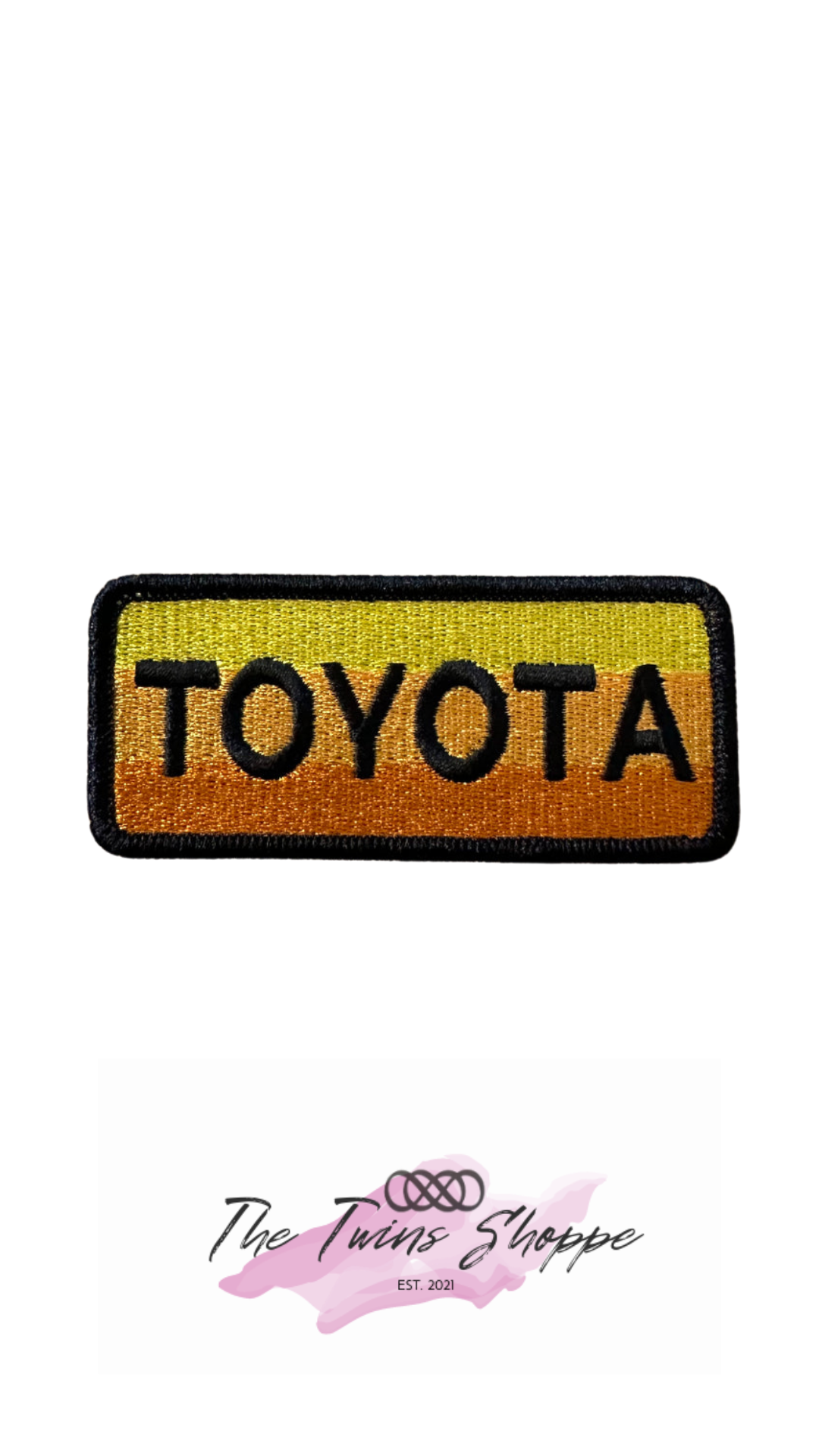 Toyota Iron on Hat Patch