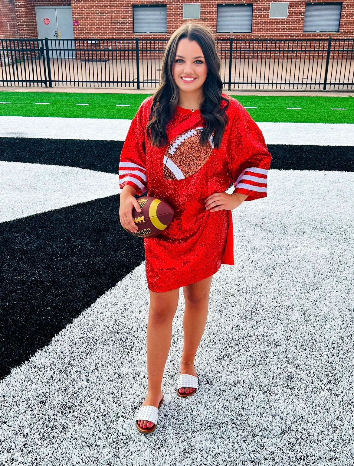 Won’t Back Down Rec Sequin T-Shirt Dress