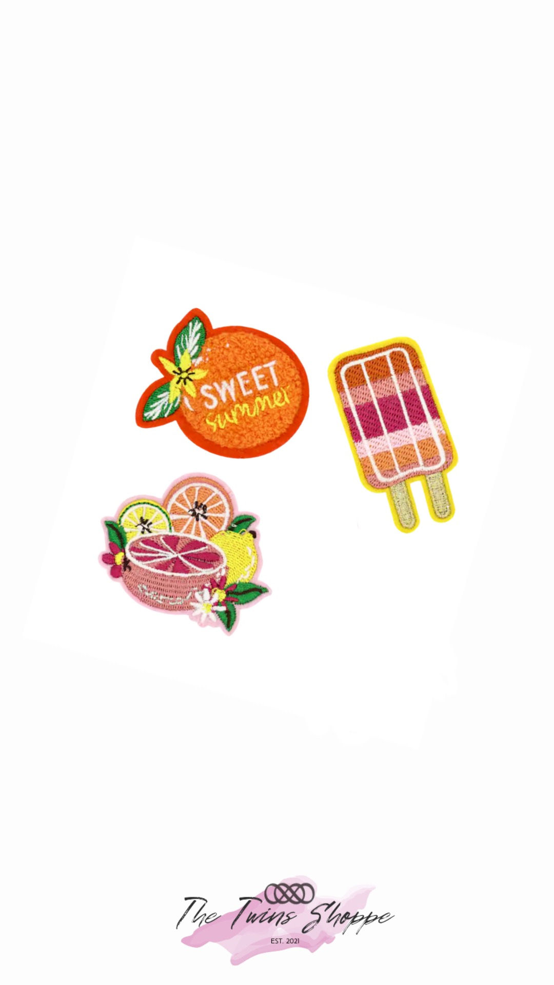 Summer Fruit Trucker Hat Patch