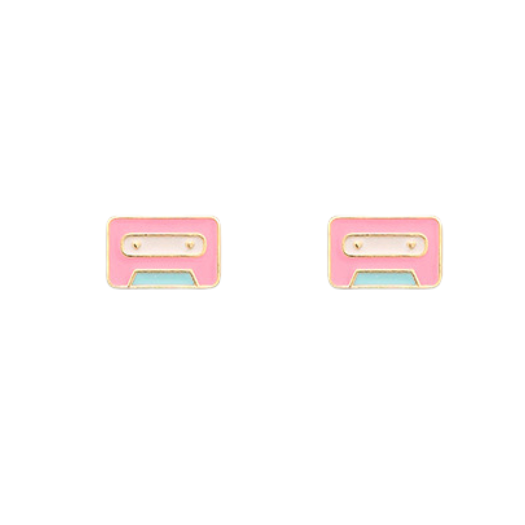 Retro Cassette Tape Earrings