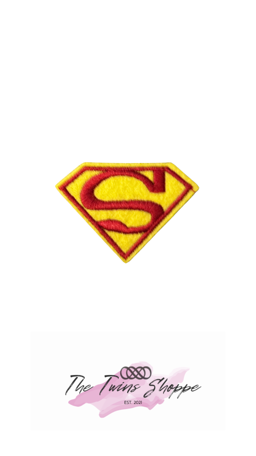 Superhero Iron on Hat Patch