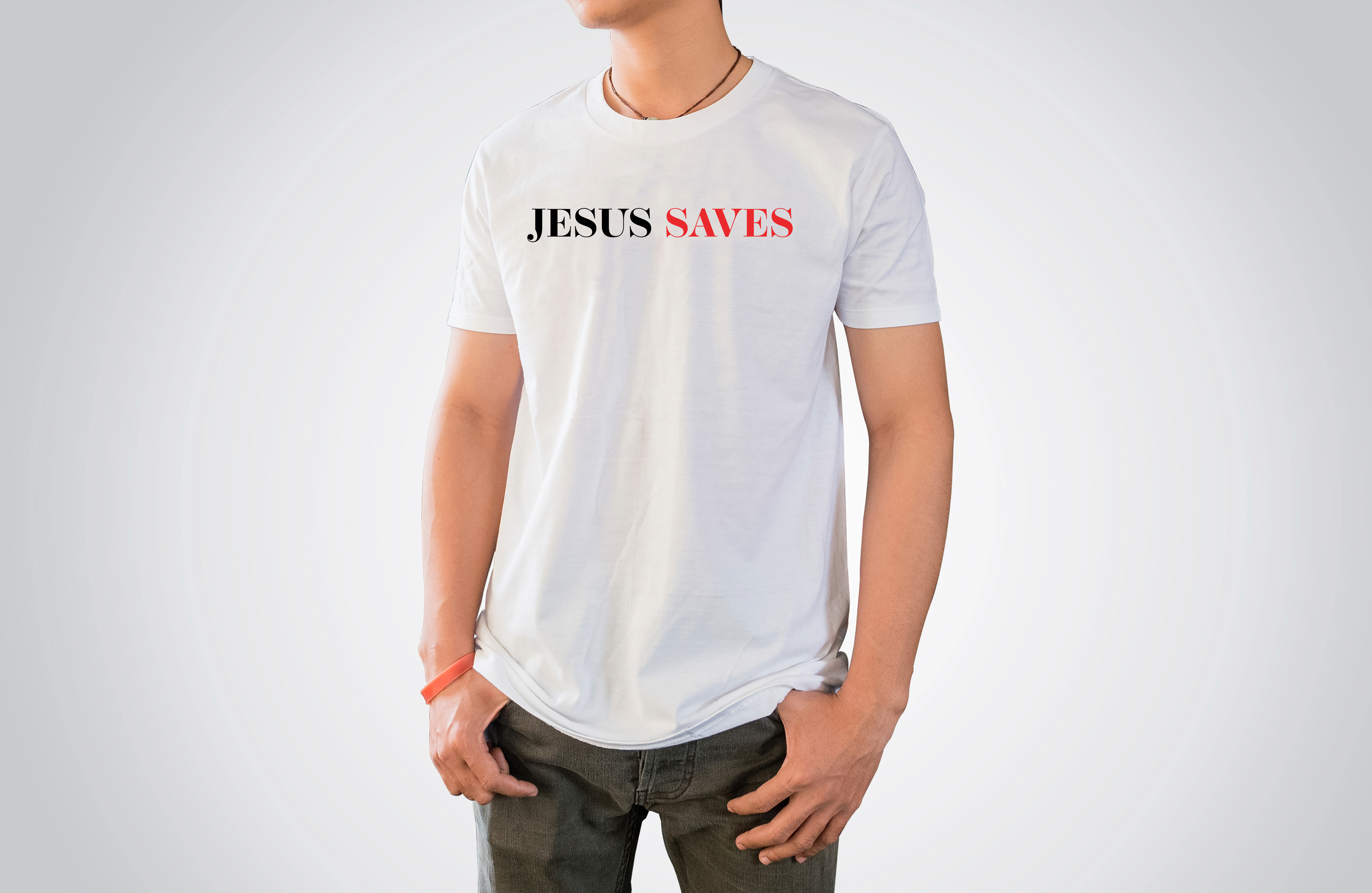 "Jesus Saves" Men T-shirt