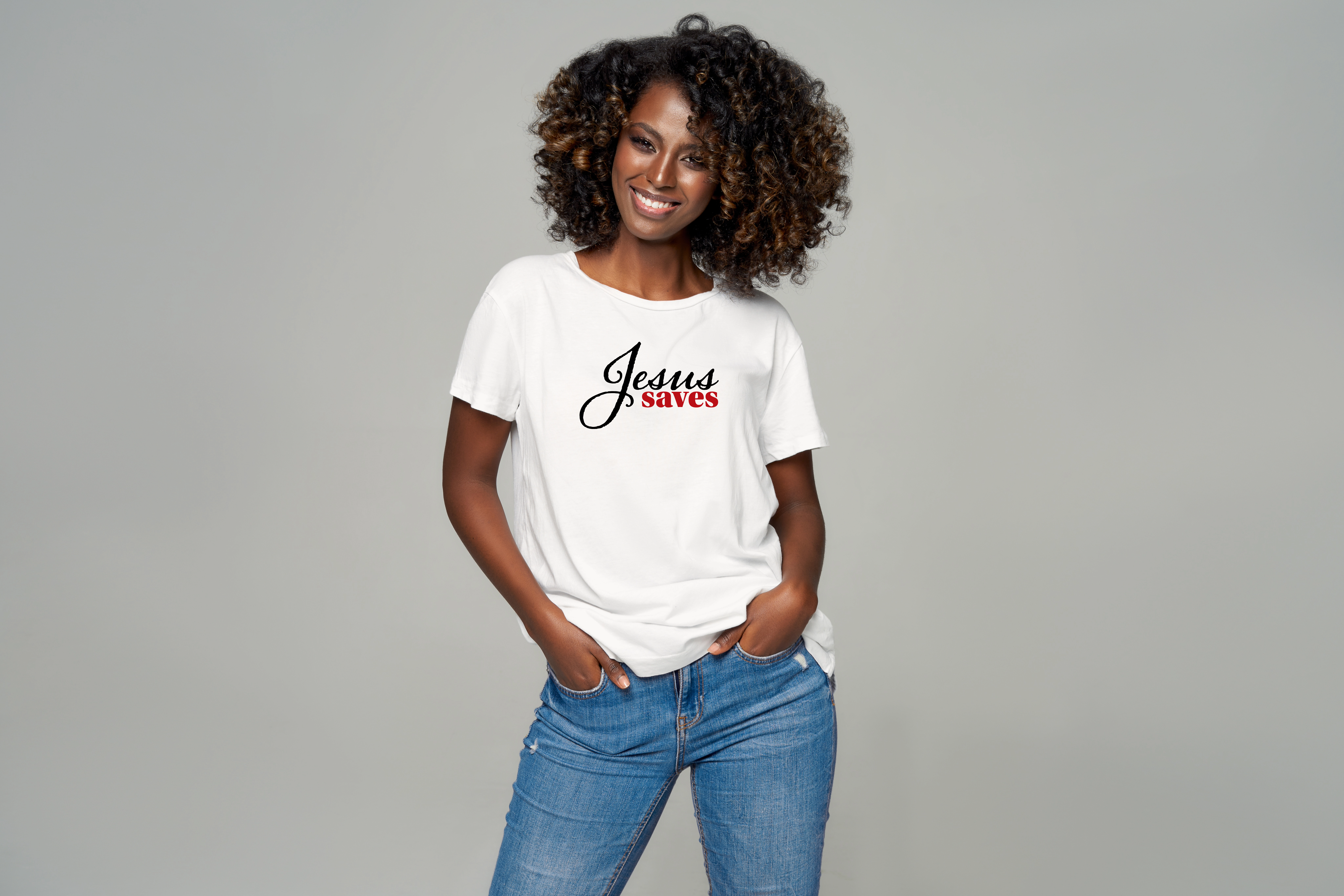 "Jesus Saves" Women T-shirt