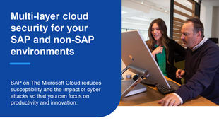 Multi-layer cloud security for your SAP and non-SAP environments | SAP on The Microsoft Cloud