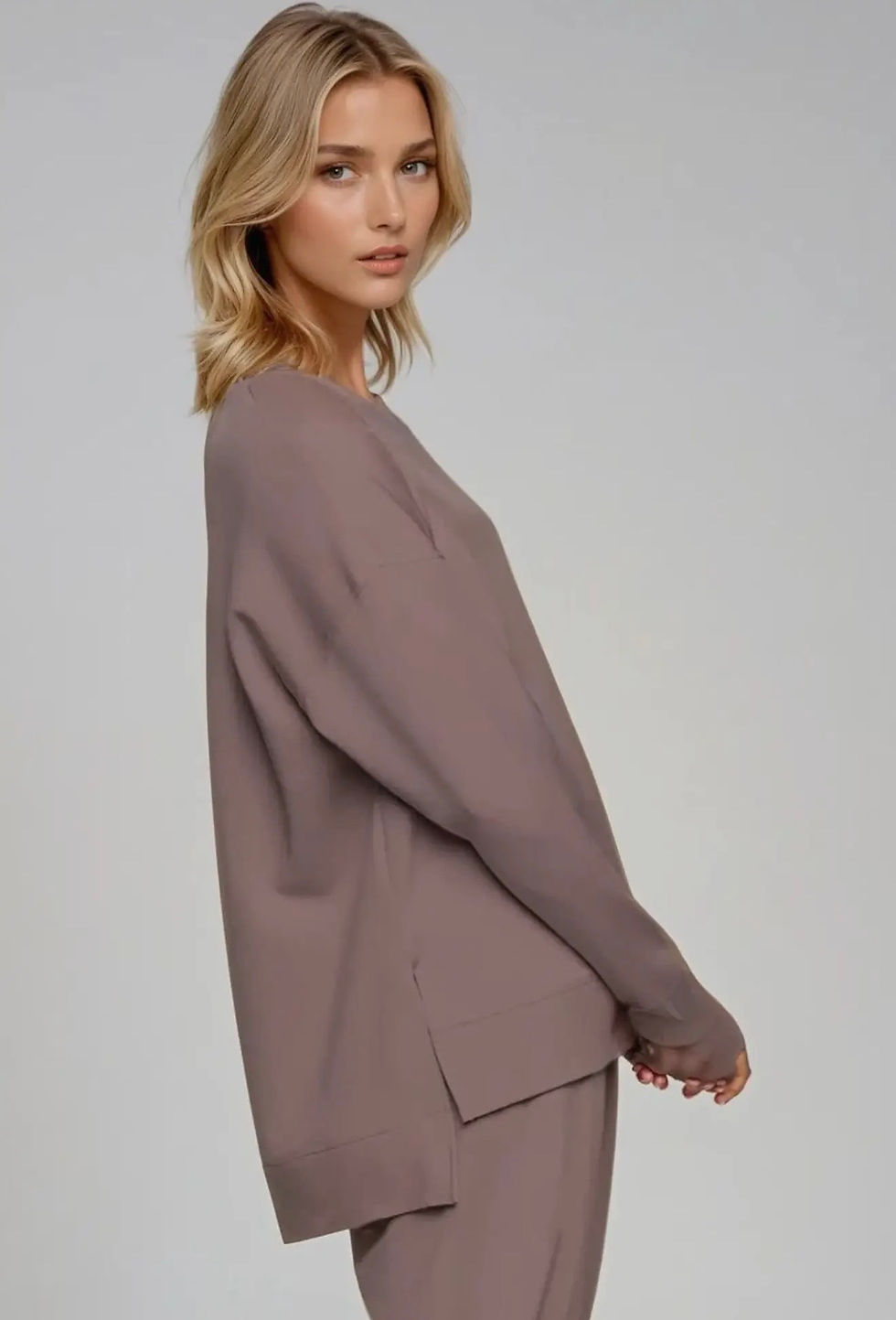 Thumbnail: supersoft sweatshirt - pale rose
