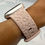Thumbnail: pale pink leopard embossed apple watch band