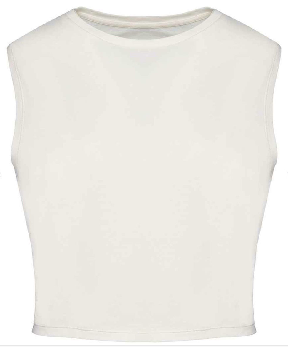 Thumbnail: crop tank vest - ivory