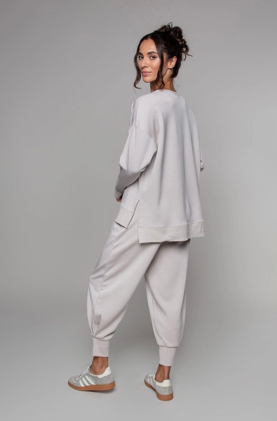 Thumbnail: supersoft cuffed sweatpants - oat
