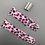 Thumbnail: pink animal print charms apple watch band - s/m