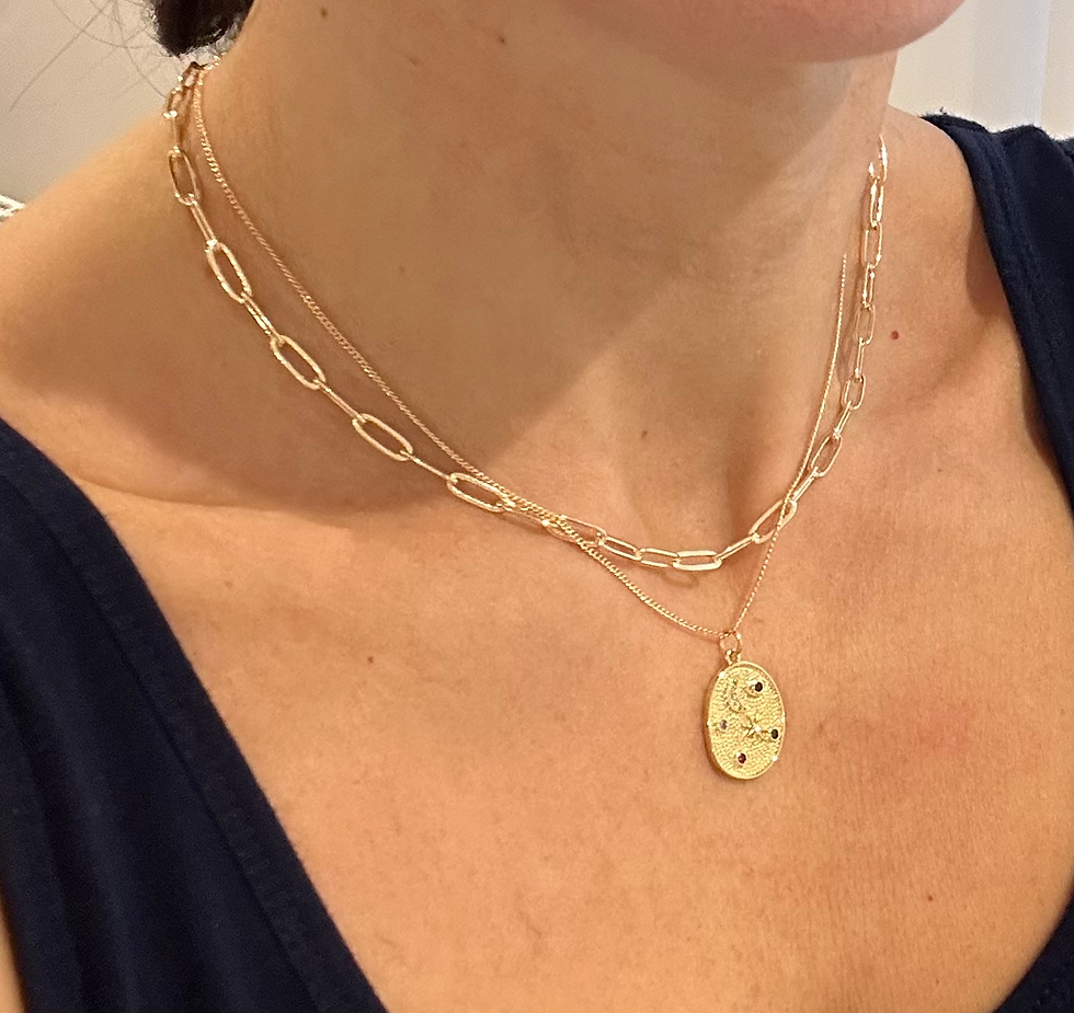 Thumbnail: moon star necklace