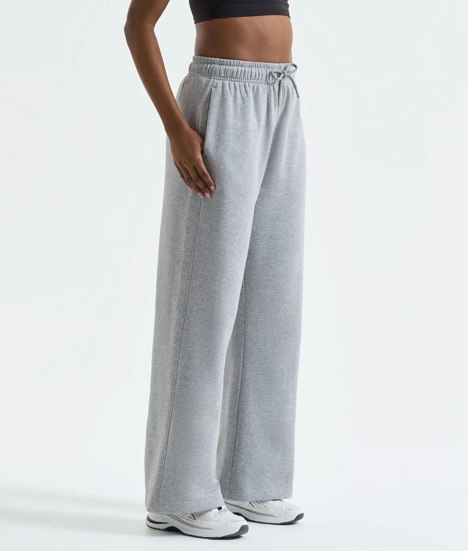 Thumbnail: t&w wide leg joggers - grey