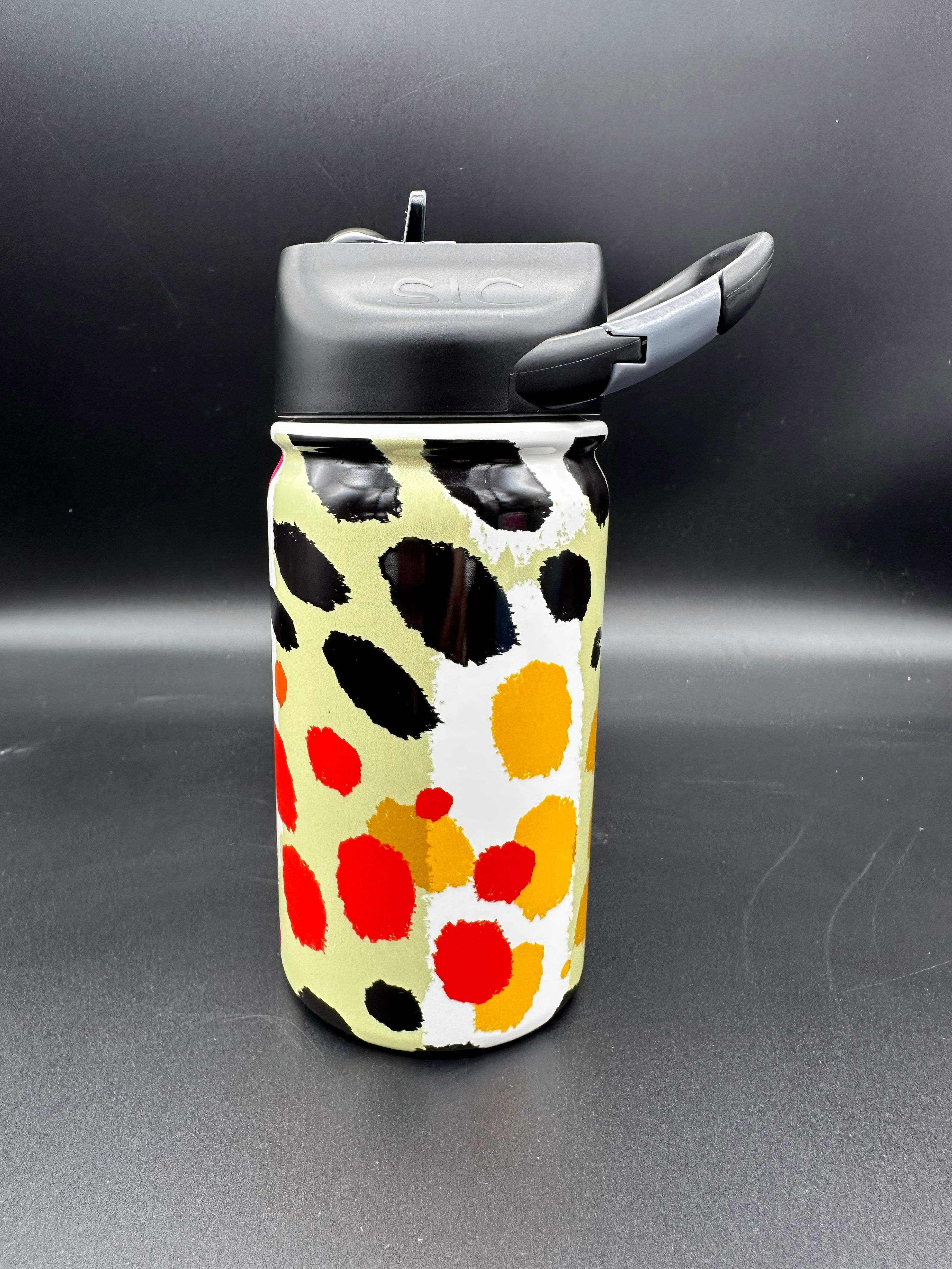 leopard polka dot mini SIC water bottle