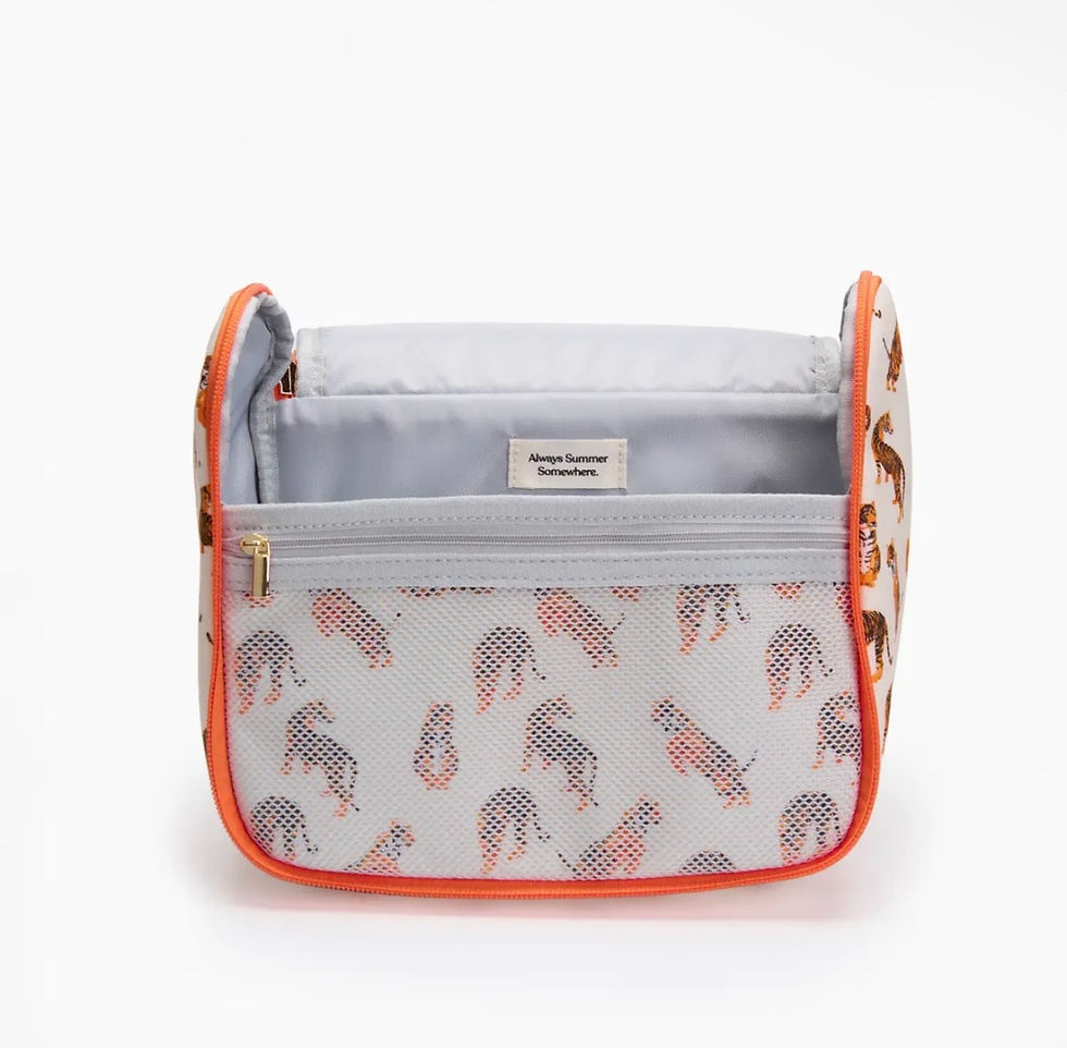 Thumbnail: tiger hanging wash bag