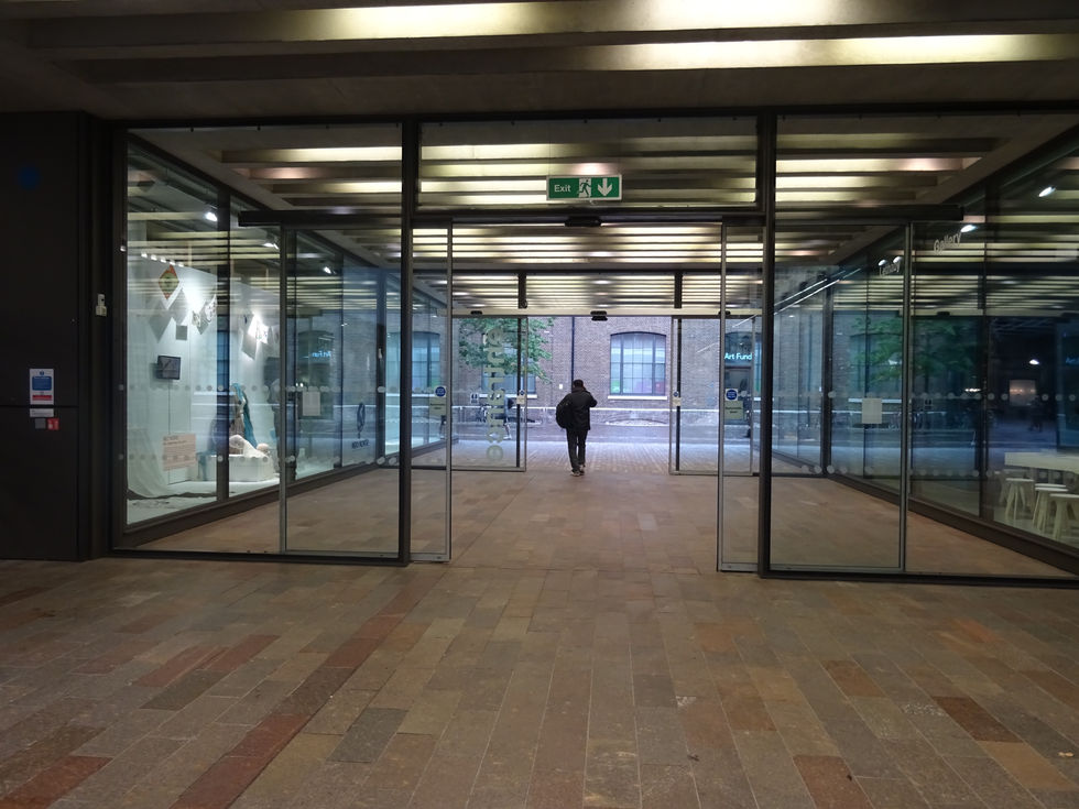 Vista general de la Muestra "Neo Norte" en Central Saint Martin, University of the Arts, Londres en el año 2019