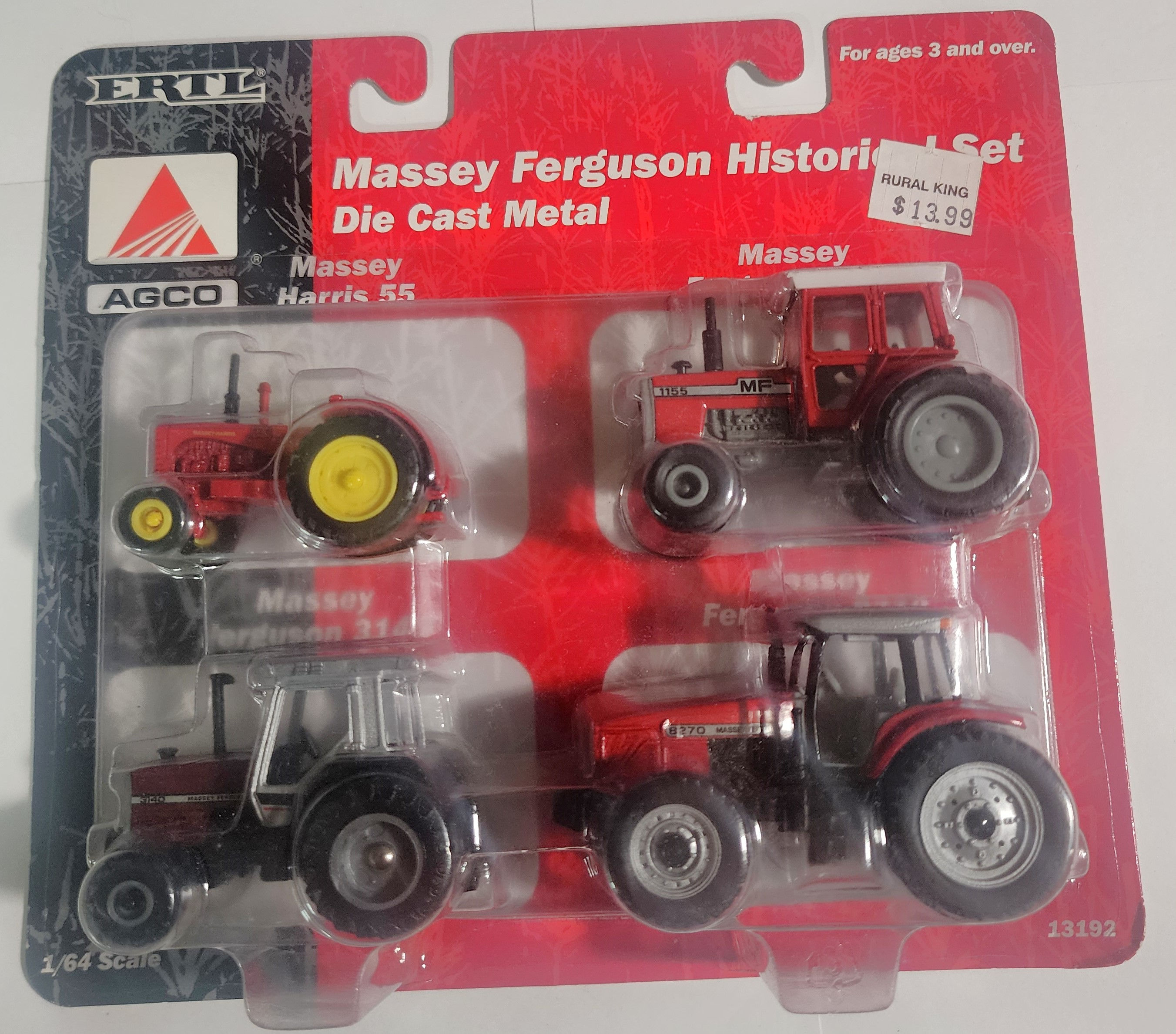1/64 Ertl Massey Ferguson Historical Set