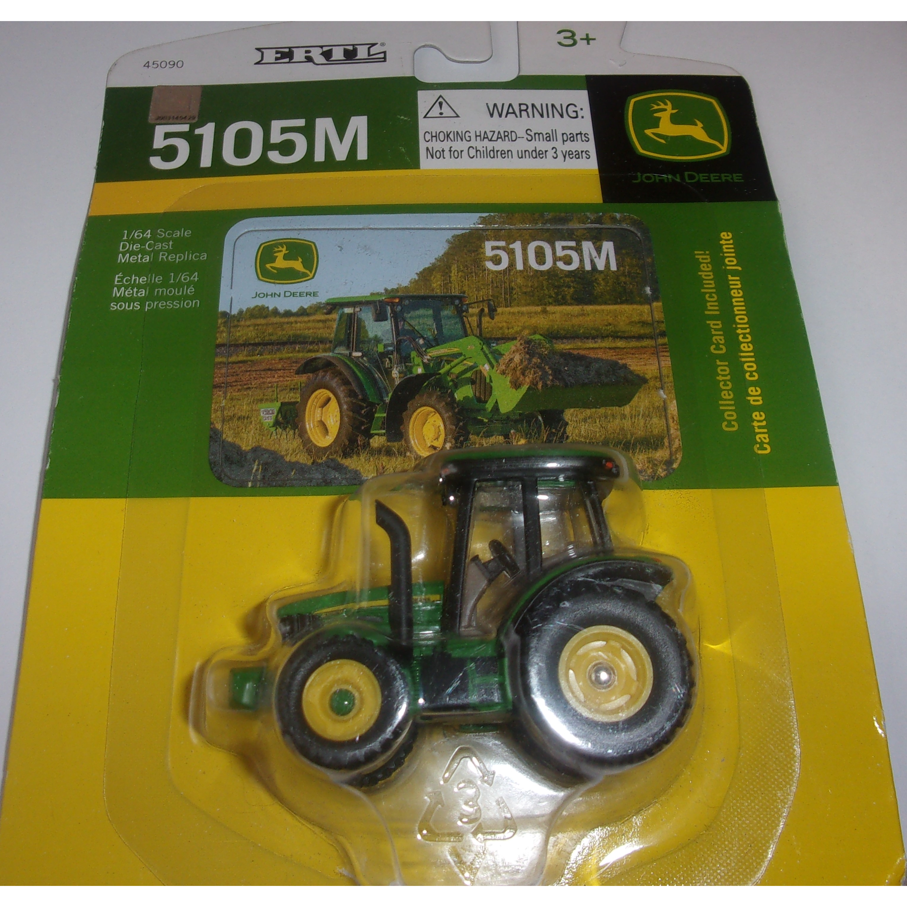 1/64 Ertl John Deere 5105M Tractor with MFD