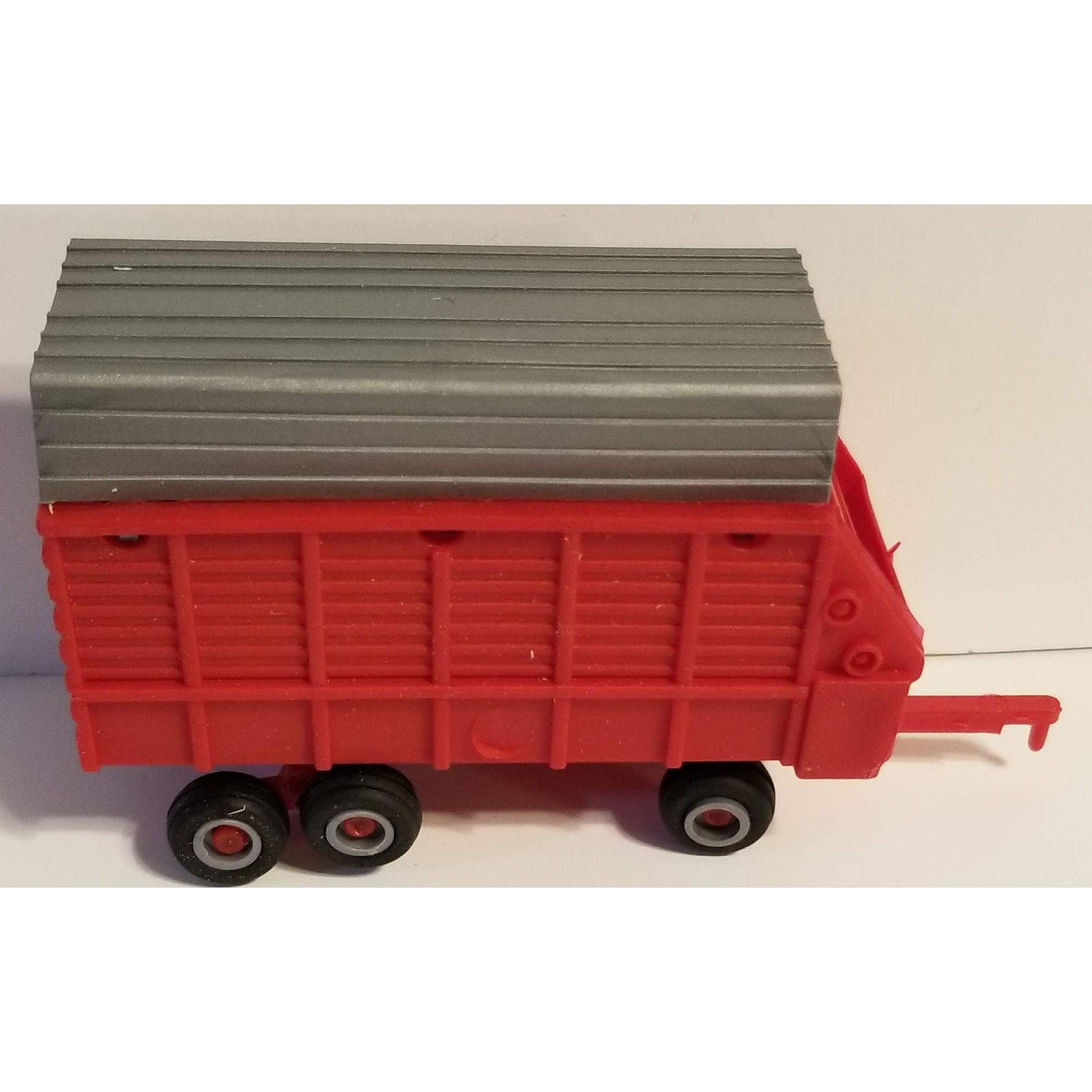 1/64 Standi Toys Red & Silver Tandem Axle Forage Wagon