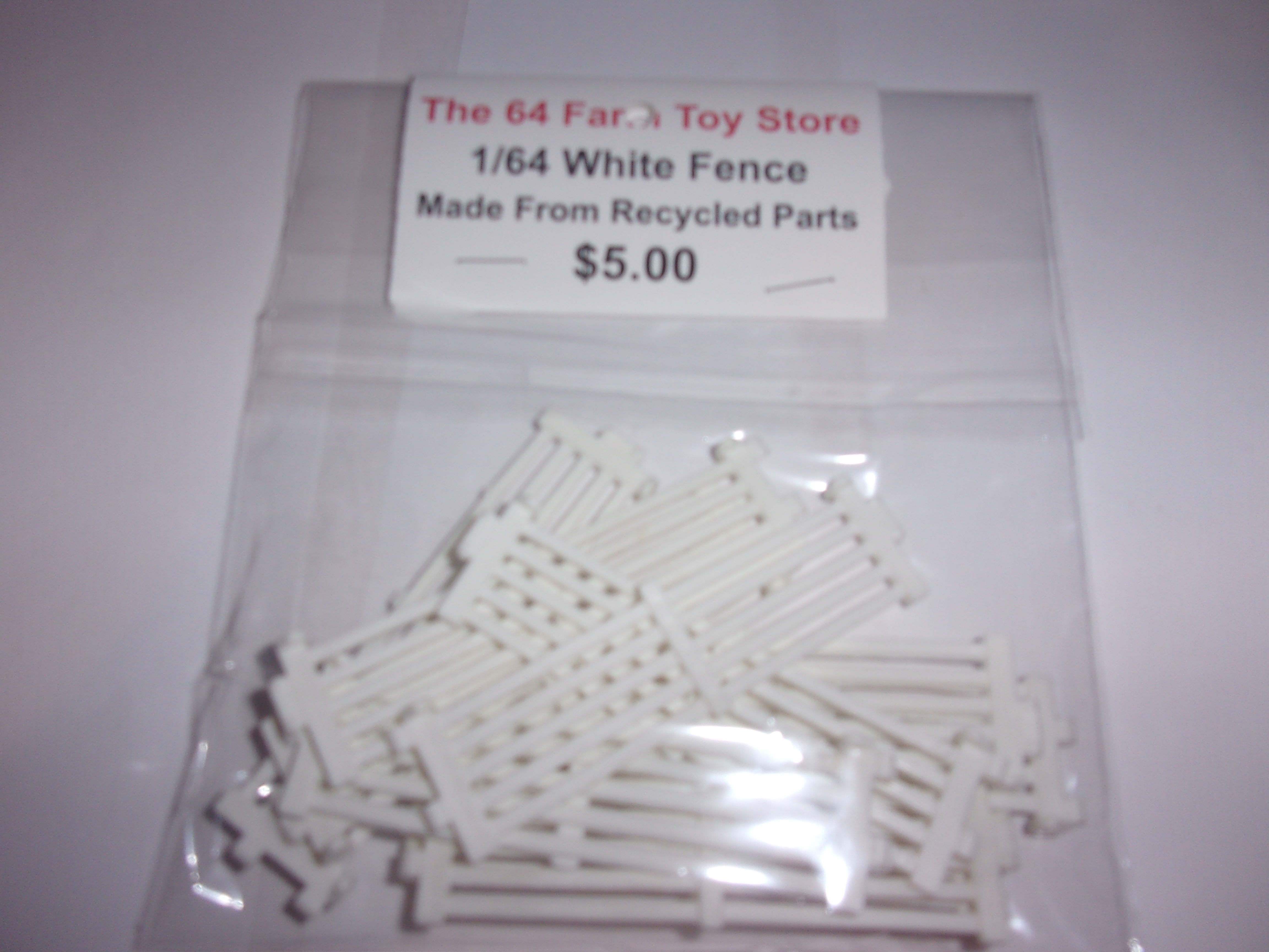 1/64 Ertl Farm Country 10 Pack of White Fence