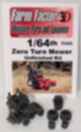 1/64 3D Printed Zero Turn Mower with ROPS Down