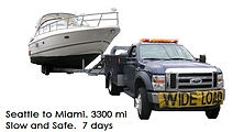 A Heavy Duty truck and Wide-load Boat