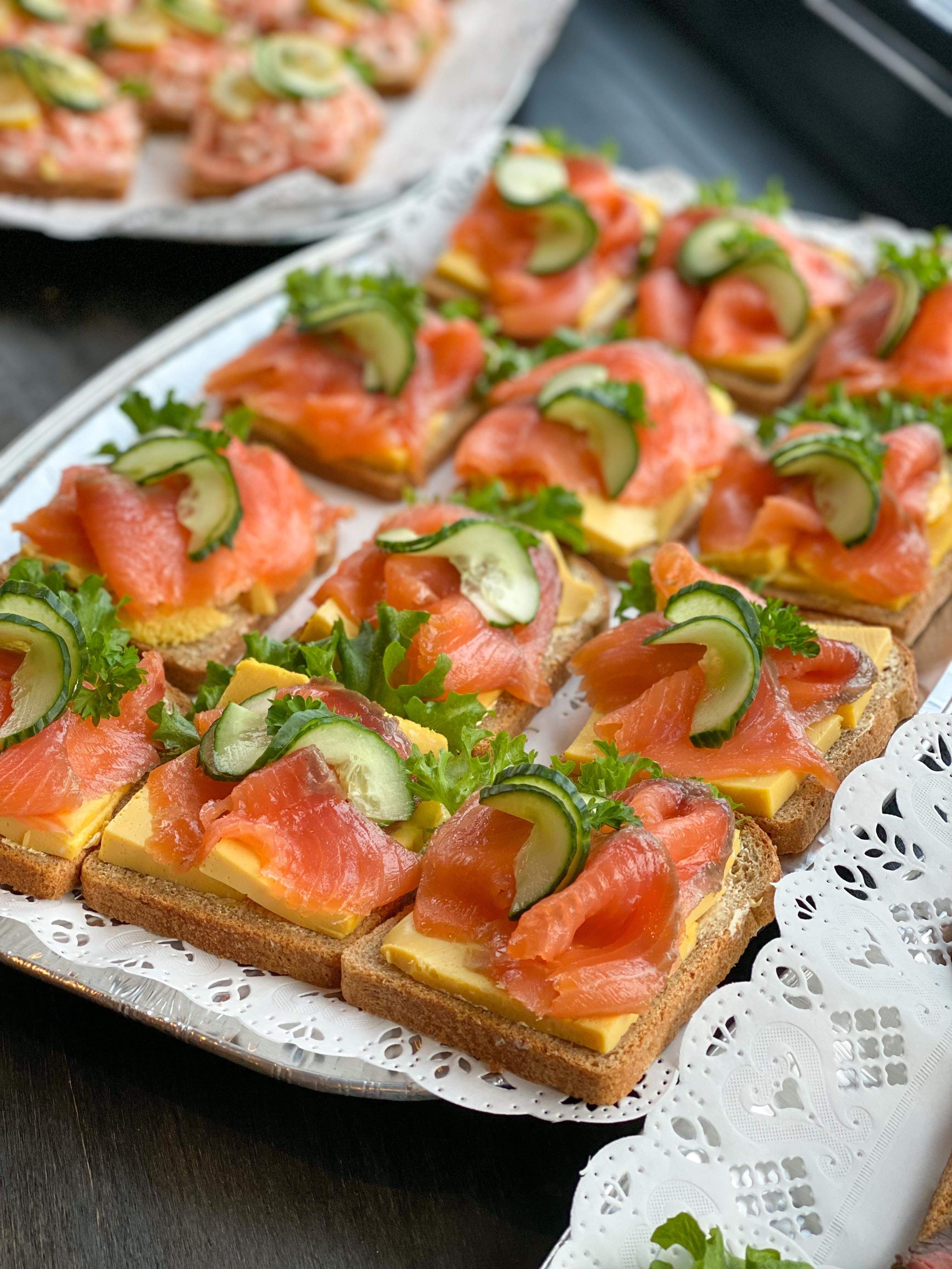 Arranged Food and Objects