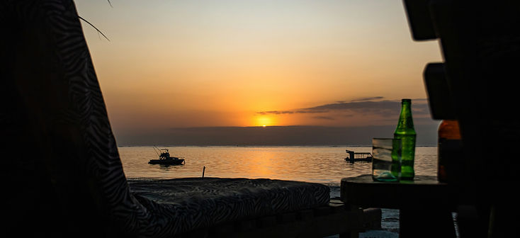 Spiaggia di Diani all'al tramonto