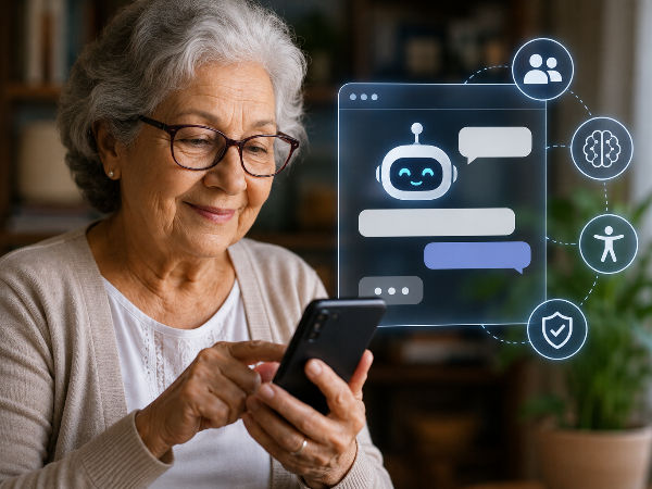 Com mais idosos na internet, pesquisa cria diretrizes para tornar chatbots mais inclusivos e acessíveis