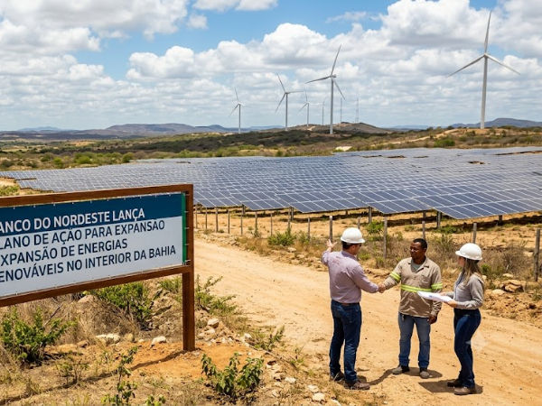 Banco do Nordeste lança Plano de Ação para expansão de energias renováveis no interior da Bahia