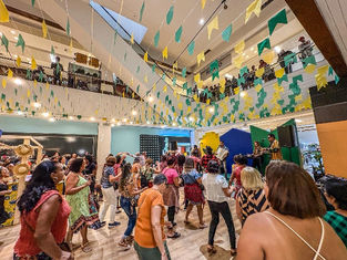 São João e Copa do Mundo se encontram no ‘Arraiá Campeão’ do Shopping Lapa