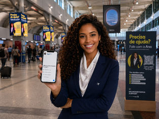Aeroporto de Salvador lança nova versão da assistente virtual Ana com IA generativa