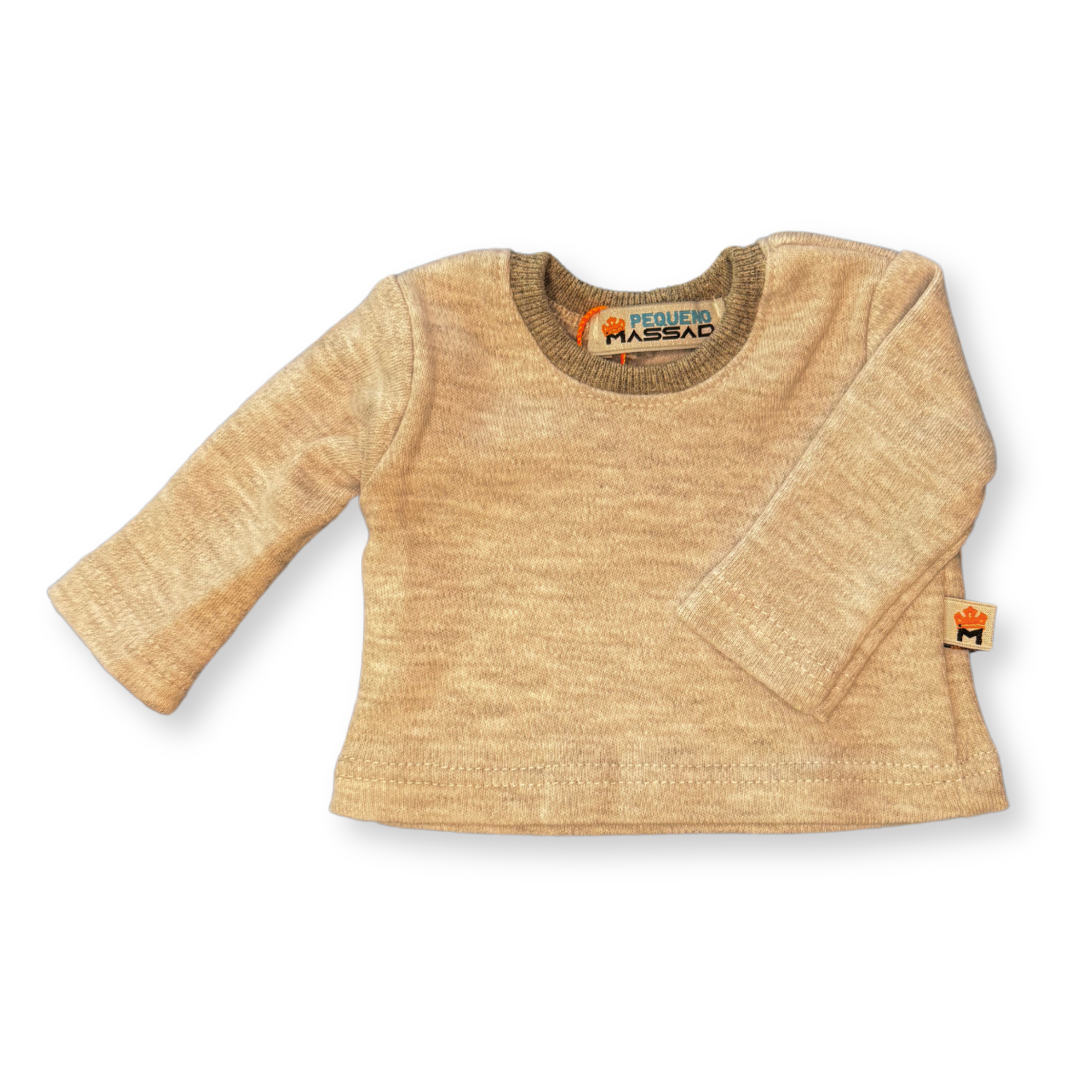 Camiseta manga longa lisa