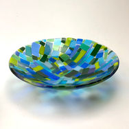 Fused Glass Bowl, Verbeek Glass Studio