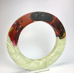 Kiln Formed Glass Sculpture, Glass Swarf
