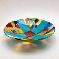 Fused Glass Bowl, Verbeek Glass Studio