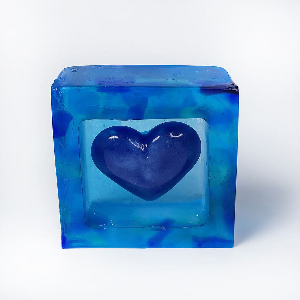 Cast Heart Verbeek Glass Studio - 2