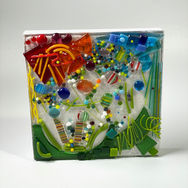Fused Glass Panel, Verbeek Glass Studio